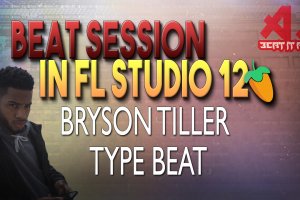 Bryson Tiller Type Beat Session In FL Studio 12