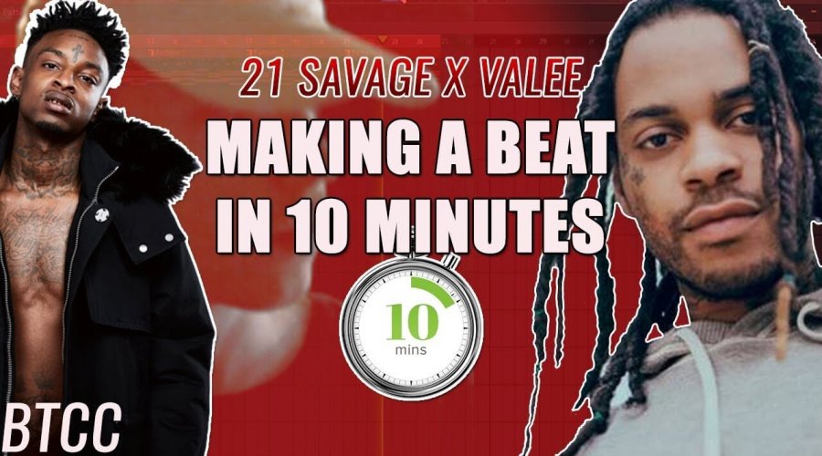 Valee and 21 Savage Beat Made In 10 Minutes?!!‼️😱